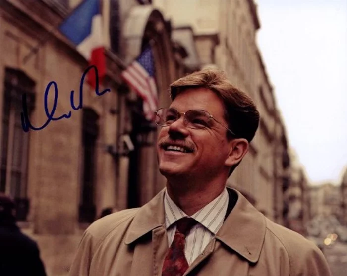 Matt Damon autograph