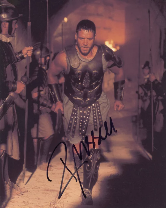 Russell Crowe autograph
