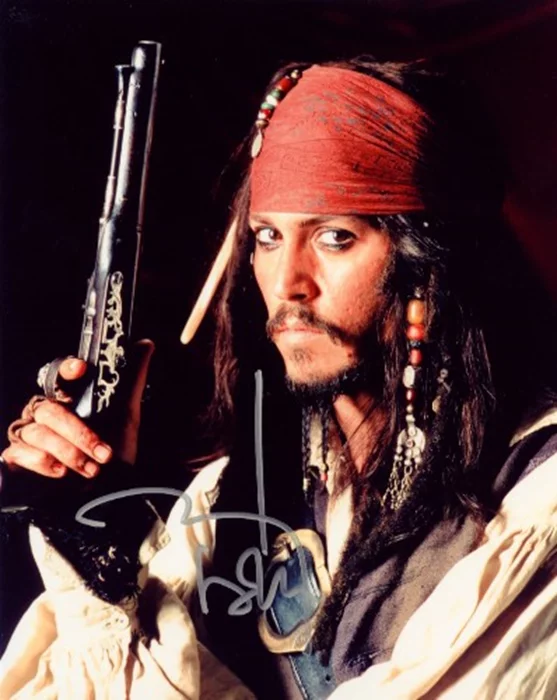 Johnny Depp autograph