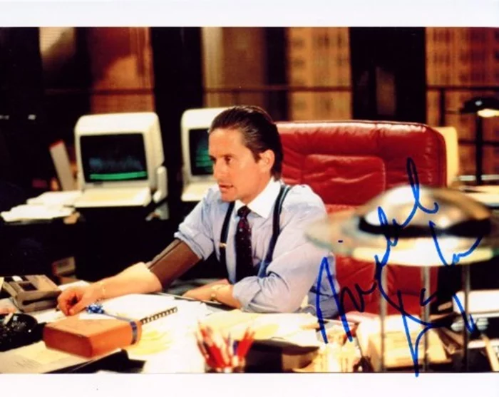 Michael Douglas autograph