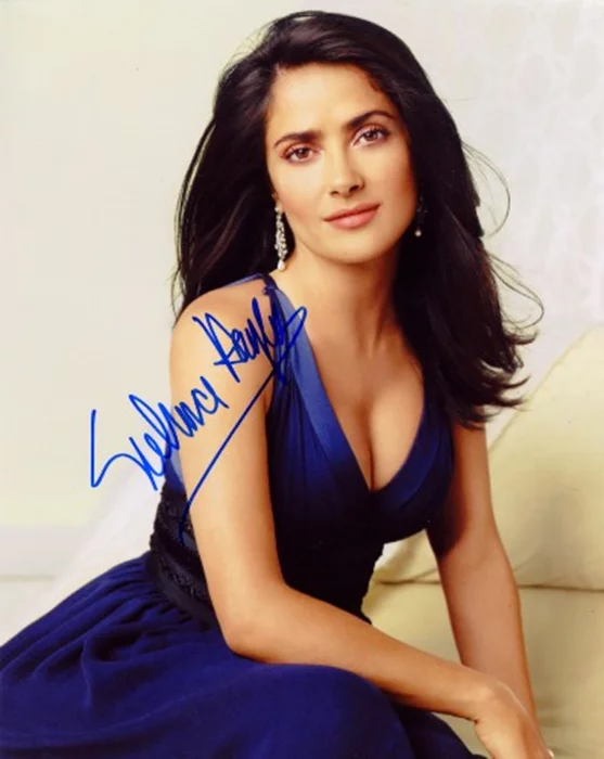 Salma Hayek autograph