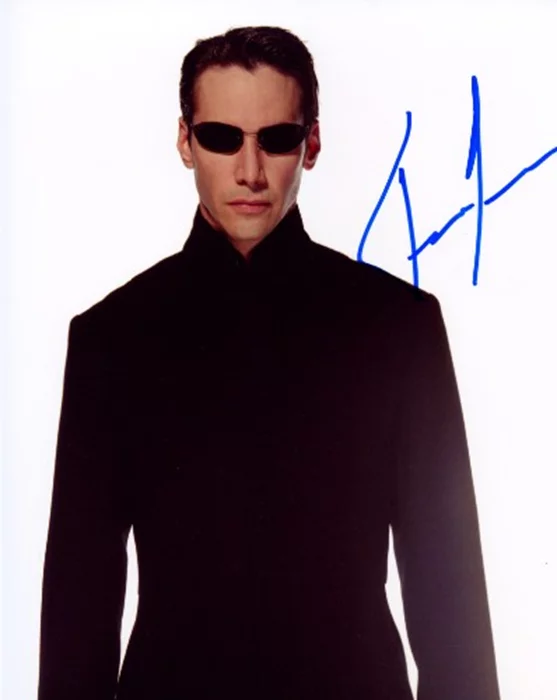 Keanu Reeves autograph
