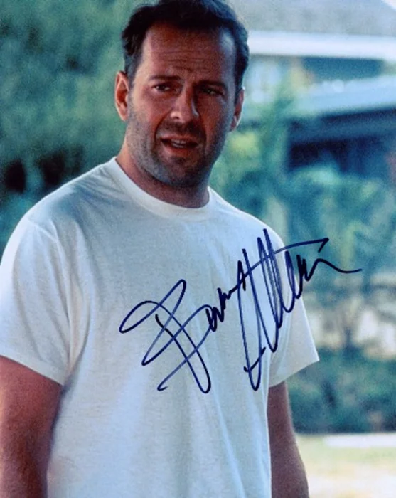 Bruce Willis autograph