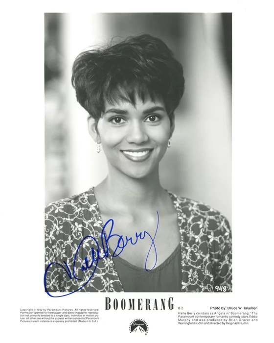 Halle Berry autograph