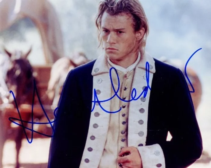 Heath Ledger autograph