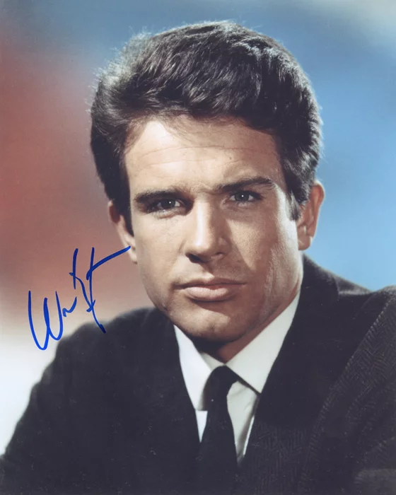 Warren Beatty autograph