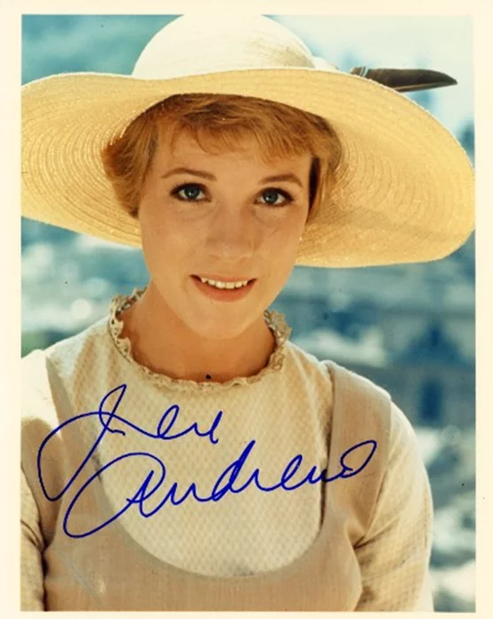 Julie Andrews autograph