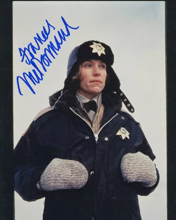 Frances McDormand autograph