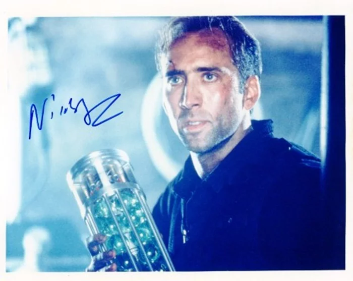 Nicolas Cage autograph