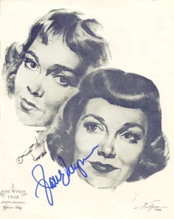 Jane Wyman autograph