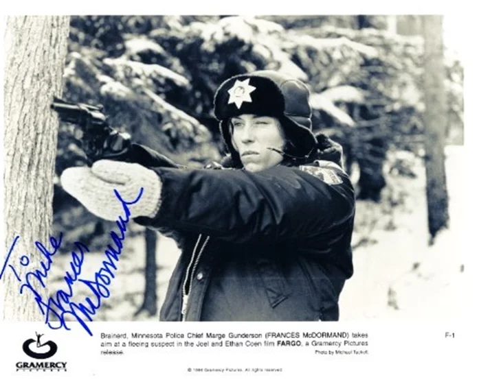Frances McDormand autograph
