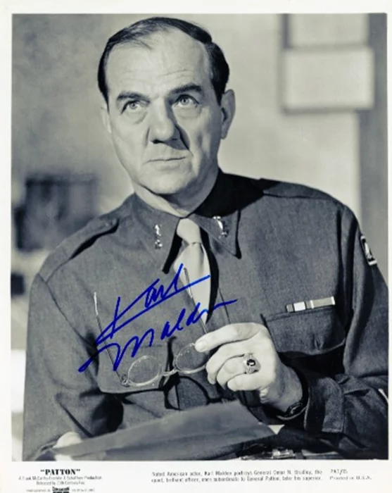 Karl Malden autograph