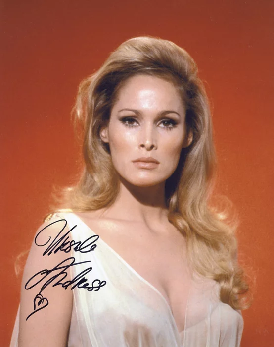 Ursula Andress autograph