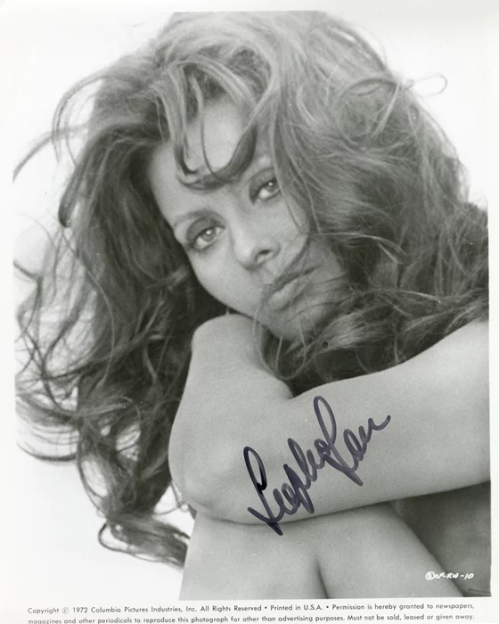 Sophia Loren autograph