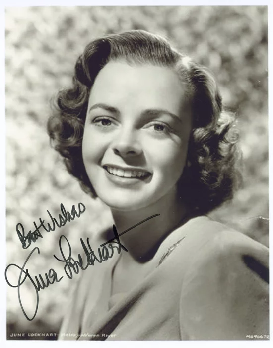 June Lockhart autograph