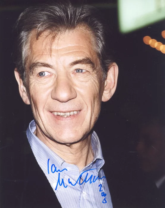 Ian McKellen autograph