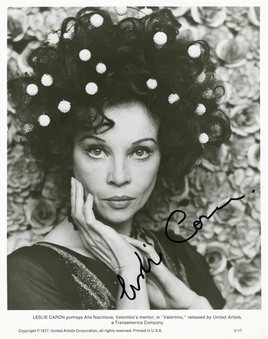 Leslie Caron autograph