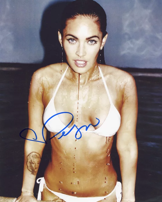 Megan Fox autograph