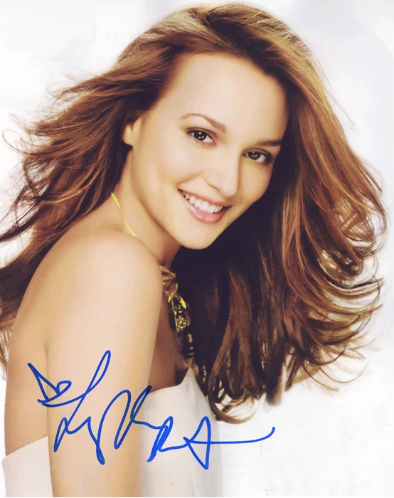 Leighton Meester autograph