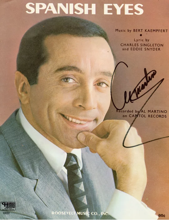 Al Martino autograph