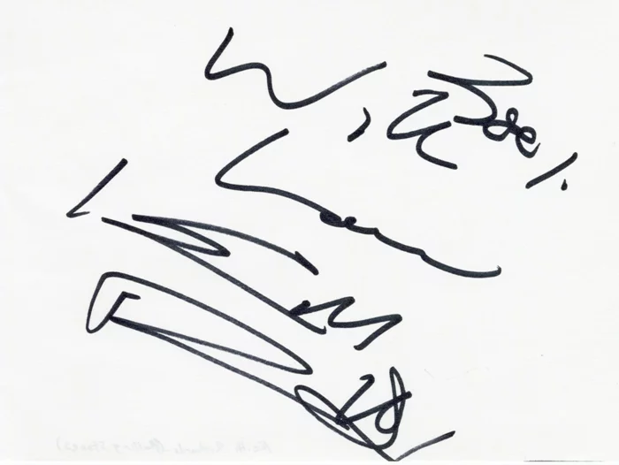Keith Richards autograph