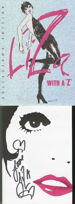 Liza Minnelli autograph