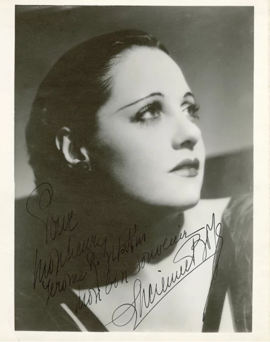 Lucrezia Bori autograph
