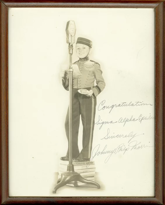 Johnny Roventini autograph
