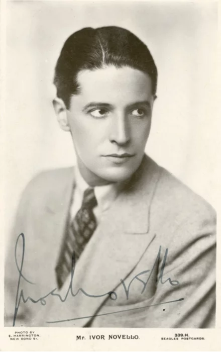 Ivor Novello autograph