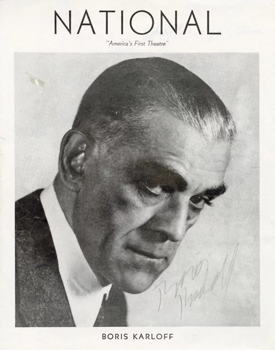Boris Karloff autograph
