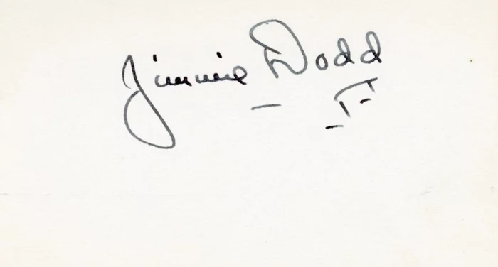 Jimmie Dodd autograph