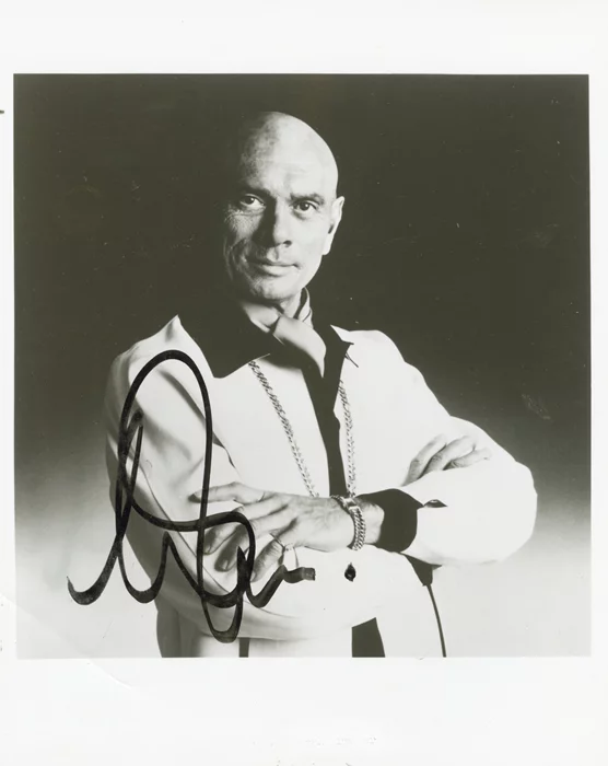 Yul Brynner autograph