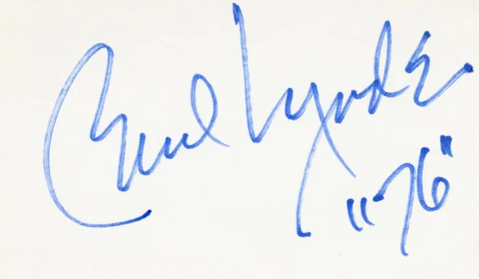 Paul Lynde autograph
