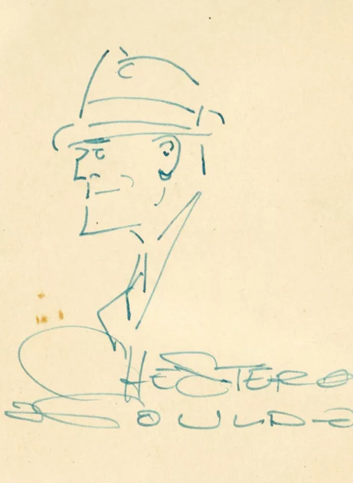 Chester Gould autograph