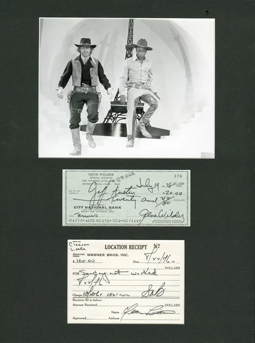 Blazing Saddles autograph
