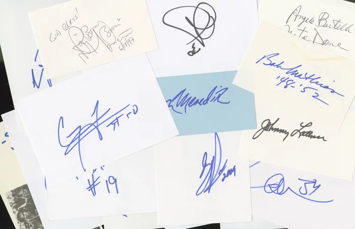 Sports Signature Lot autograph