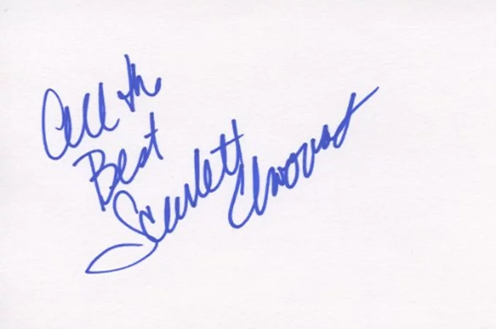 Scarlett Chorvat autograph
