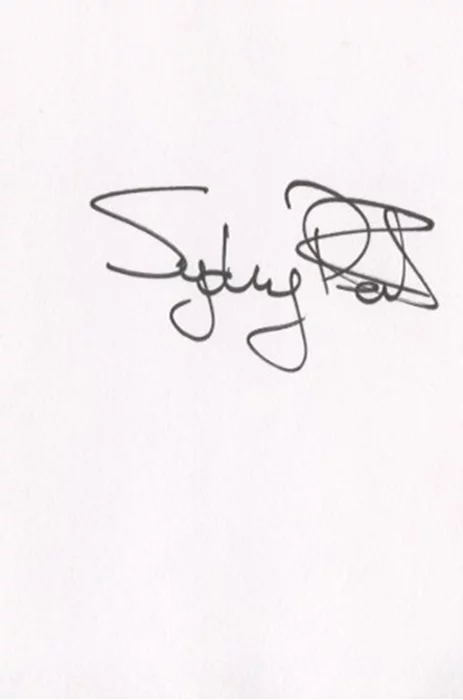 Sydney Poitier autograph