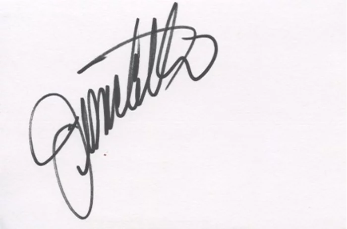 Jessica Collins autograph