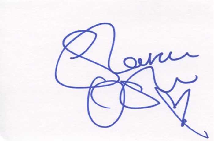 Sharon Osbourne autograph