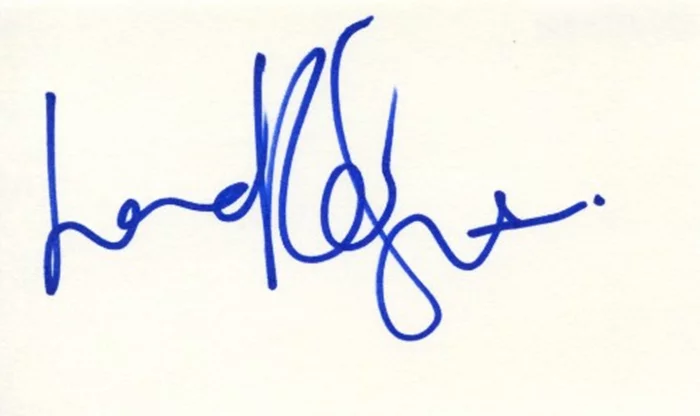 Lea Michele autograph