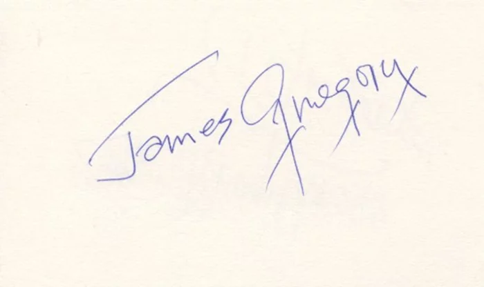 James Gregory autograph
