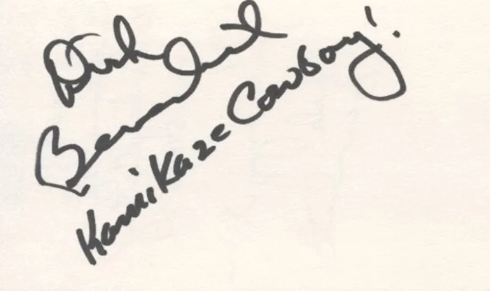Dirk Benedict autograph