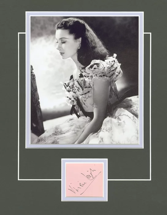 Vivien Leigh autograph