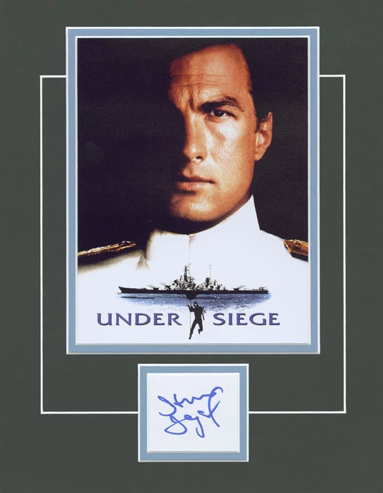 Under Siege autograph