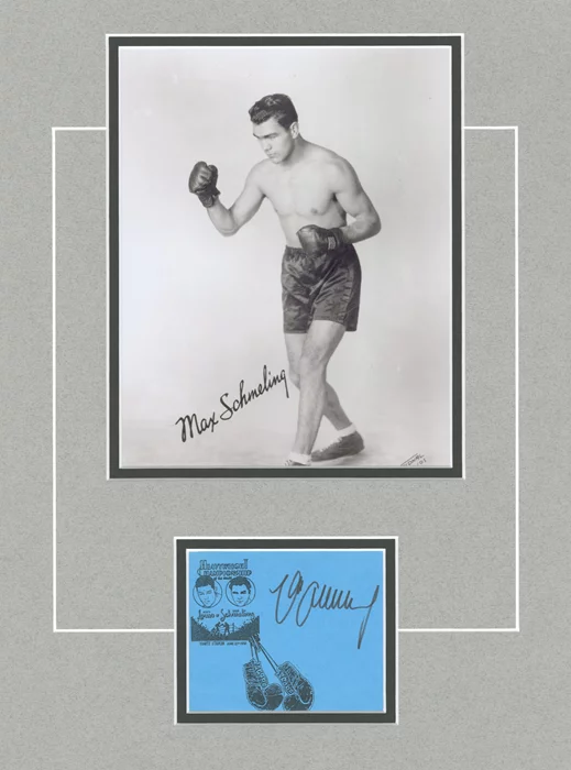 Max Schmeling autograph