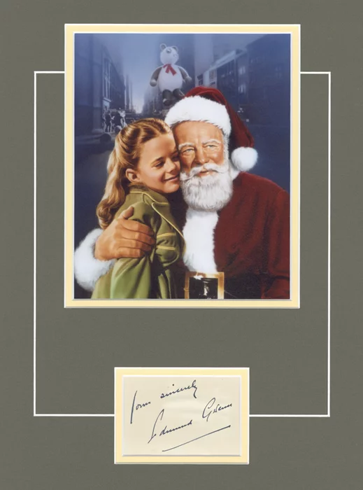 Miracle on 34th Street autograph