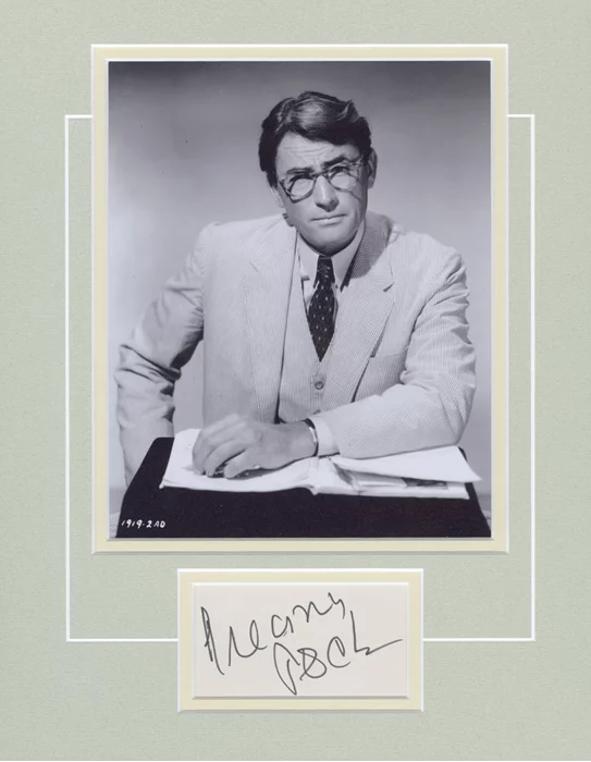 Gregory Peck autograph