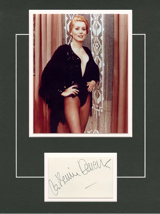 Catherine Deneuve autograph