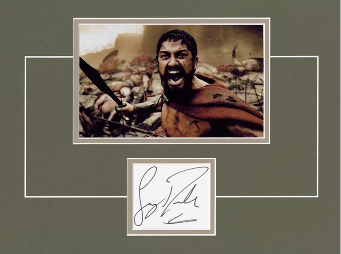 Gerard Butler autograph